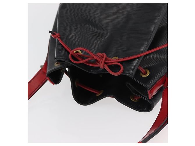 Louis Vuitton Epi Noe Schultertasche Bicolor Schwarz Rot M44017 LV Auth BAZ843 - Ansicht 6