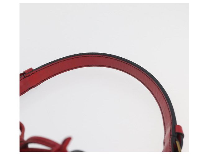 Louis Vuitton Epi Noe Schultertasche Bicolor Schwarz Rot M44017 LV Auth BAZ843 - Ansicht 8