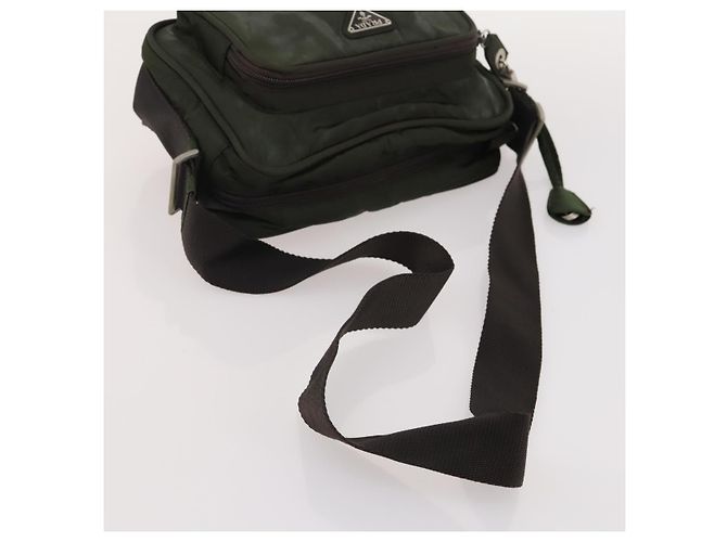 PRADA Shoulder Bag Nylon 5 Set Green Black Red Auth 174966 - view 14