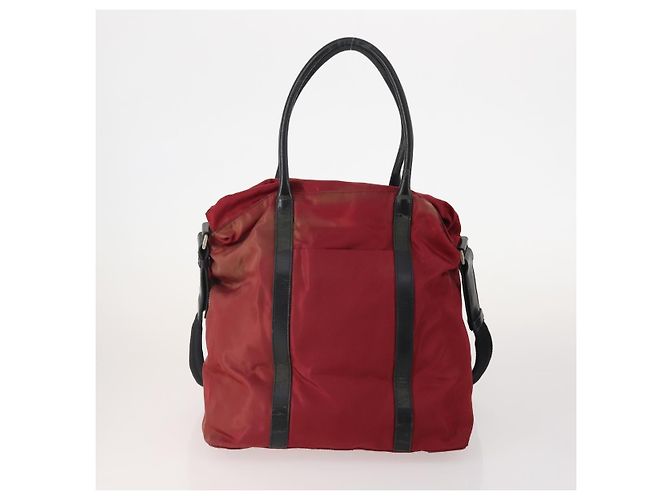 PRADA Shoulder Bag Nylon 5 Set Green Black Red Auth 174966 - view 3