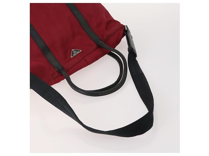 PRADA Shoulder Bag Nylon 5 Set Green Black Red Auth 174966 - view 4