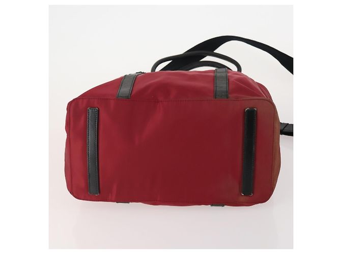 PRADA Shoulder Bag Nylon 5 Set Green Black Red Auth 174966 - view 5