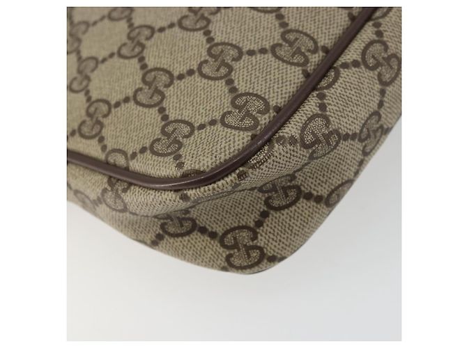Gucci Borsa a Spalla GG Supreme PVC Beige Oro 97 02 068 Auth 175282 D'oro - vista 17