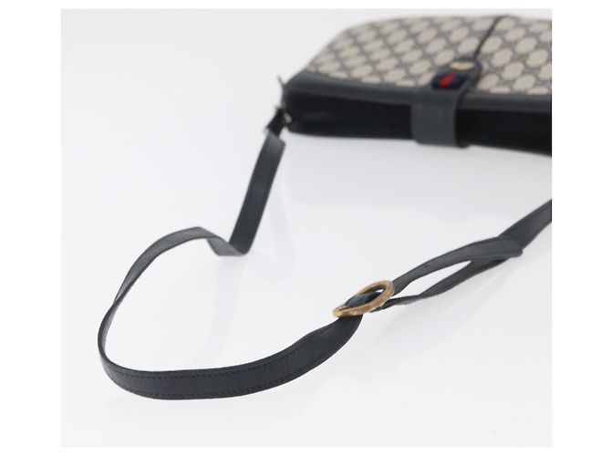 Borsa a Spalla Gucci GG Supreme Sherry Line PVC Blu Navy Oro 904 02 043 Auth YKZ1345 - vista 7