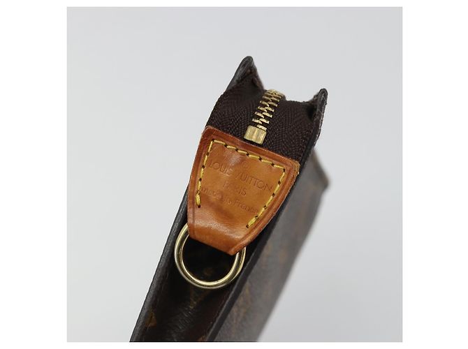 Bucket LOUIS VUITTON Monogramma Secchiello PM Pochette Accessorio LV Auth YKZ1384 - vista 8
