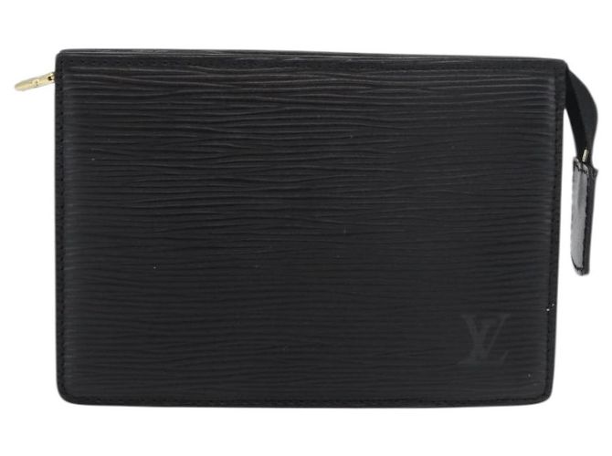 LOUIS VUITTON Epi Trousse 15 Pouch Preto M48502 LV Auth ti3882 - vista 13