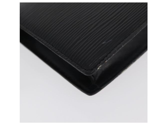 LOUIS VUITTON Epi Trousse 15 Pouch Preto M48502 LV Auth ti3882 - vista 15