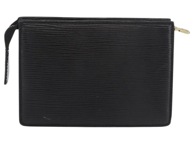 LOUIS VUITTON Epi Trousse 15 Pouch Preto M48502 LV Auth ti3882 - vista 2