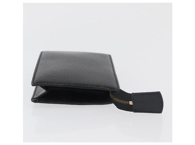 LOUIS VUITTON Epi Trousse 15 Pouch Preto M48502 LV Auth ti3882 - vista 3