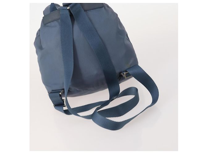 Zaino PRADA Nylon 5 Set Verde Beige Blu Auth 174972 - vista 14