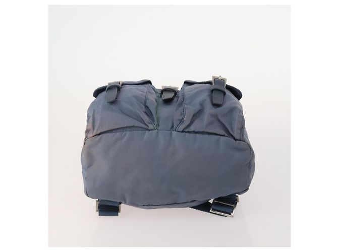 Zaino PRADA Nylon 5 Set Verde Beige Blu Auth 174972 - vista 15