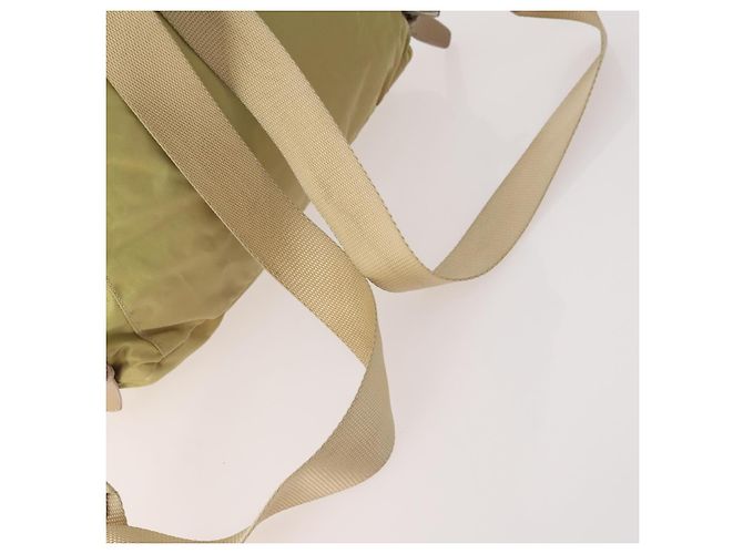 Zaino PRADA Nylon 5 Set Verde Beige Blu Auth 174972 - vista 9