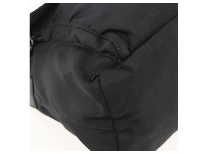 Borsa a Spalla PRADA Nylon Nero Argento Autentica 175598 - vista 16