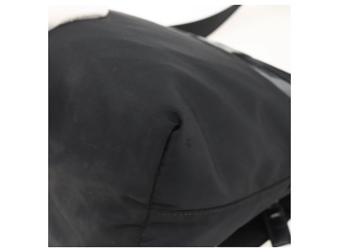 Borsa a Spalla PRADA Nylon Nero Argento Autentica 175598 - vista 17