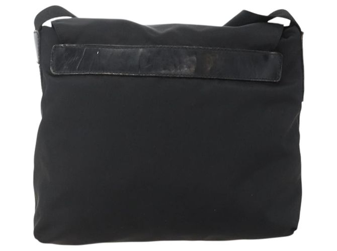 Borsa a Spalla PRADA Nylon Nero Argento Autentica 175598 - vista 2