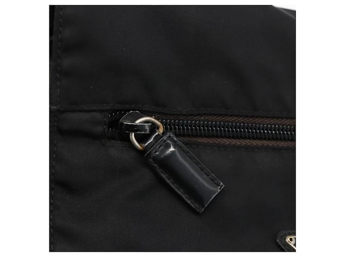Borsa a Spalla PRADA Nylon Nero Argento Autentica 175598 - vista 20