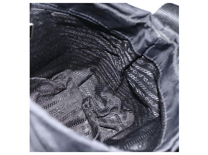 Borsa a Spalla PRADA Nylon Nero Argento Autentica 175598 - vista 23