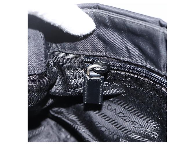 Borsa a Spalla PRADA Nylon Nero Argento Autentica 175598 - vista 25
