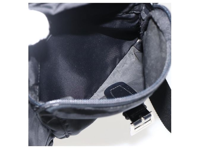 Borsa a Spalla PRADA Nylon Nero Argento Autentica 175598 - vista 27