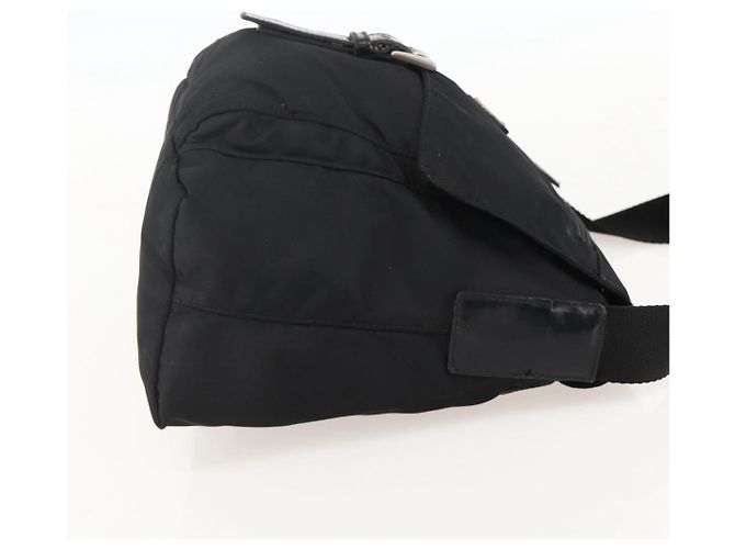 Borsa a Spalla PRADA Nylon Nero Argento Autentica 175598 - vista 4