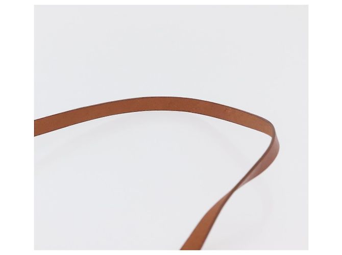 Céline Borsa a spalla in tela Macadam CELINE in pelle PVC marrone oro Auth 176036 D'oro - vista 14
