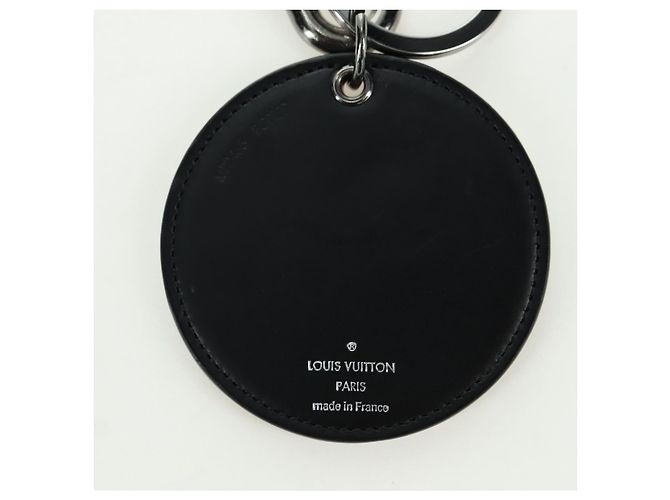 LOUIS VUITTON Monogram Eclipse Portachiavi Rotondo Arcobaleno MP2465 LV Auth YKZ1382M Monogramma - vista 6