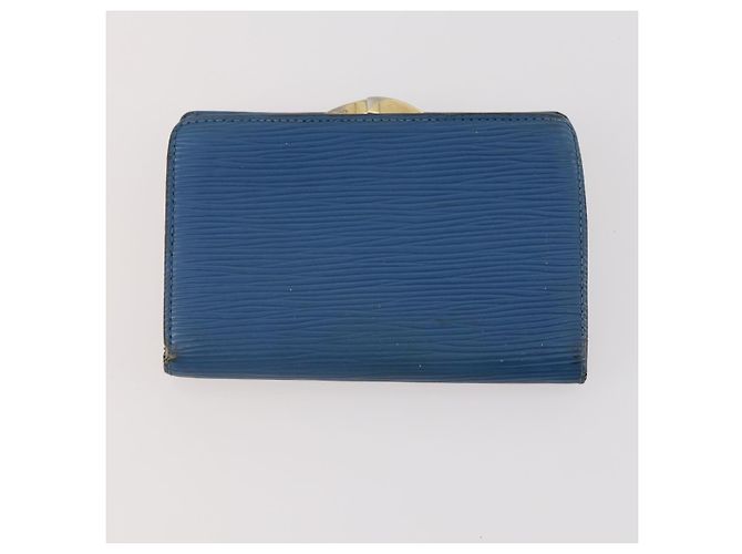 Portafoglio 4 pezzi LOUIS VUITTON Monogram Vernis Azur Epi Blu LV Auth BA12177 Monogramma - vista 24