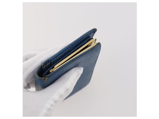 Portafoglio 4 pezzi LOUIS VUITTON Monogram Vernis Azur Epi Blu LV Auth BA12177 Monogramma - vista 25