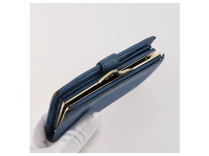 Portafoglio 4 pezzi LOUIS VUITTON Monogram Vernis Azur Epi Blu LV Auth BA12177 Monogramma - vista 26