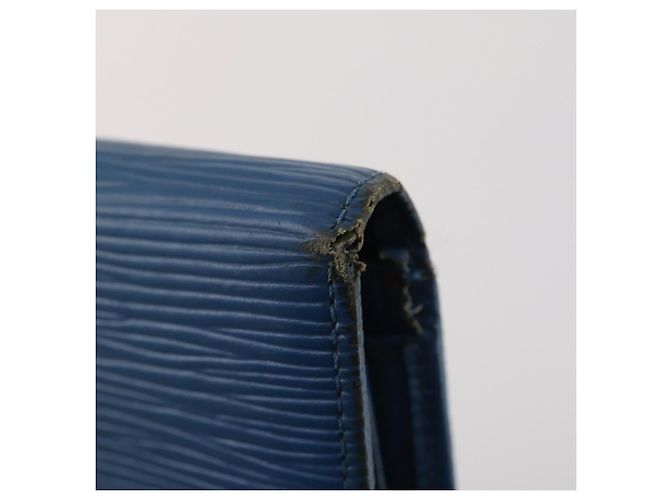 Portafoglio 4 pezzi LOUIS VUITTON Monogram Vernis Azur Epi Blu LV Auth BA12177 Monogramma - vista 28