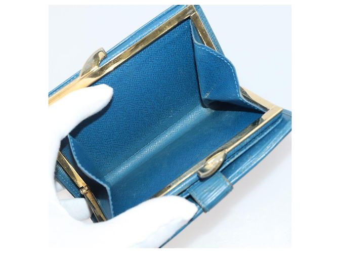 Portafoglio 4 pezzi LOUIS VUITTON Monogram Vernis Azur Epi Blu LV Auth BA12177 Monogramma - vista 29