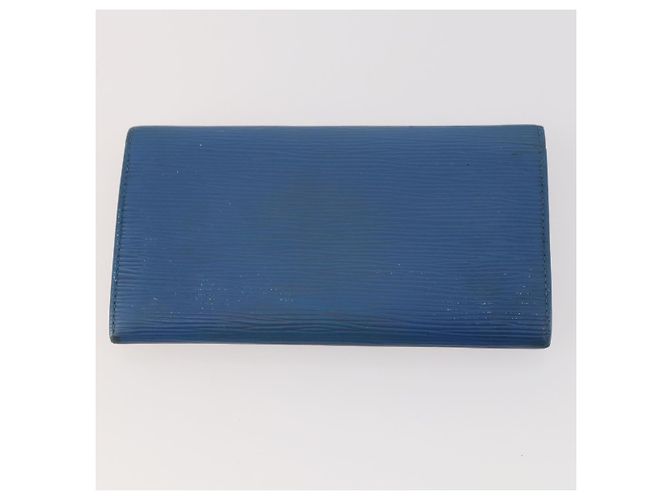 Portafoglio 4 pezzi LOUIS VUITTON Monogram Vernis Azur Epi Blu LV Auth BA12177 Monogramma - vista 3