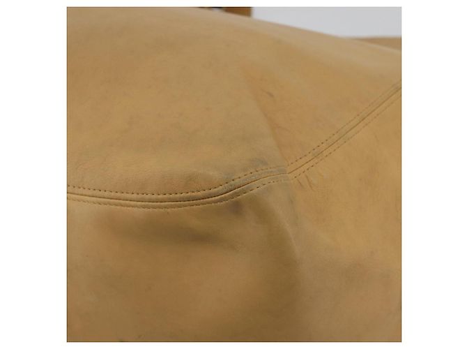 Coach Borsa Tote in Pelle Beige Oro Auth 174865 D'oro - vista 16