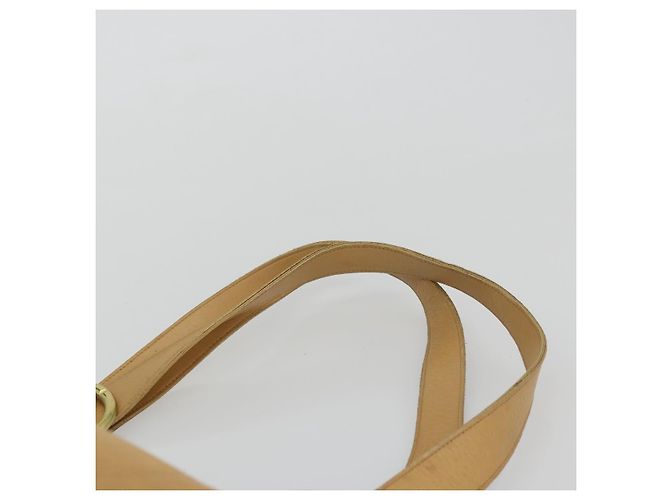 Coach Borsa Tote in Pelle Beige Oro Auth 174865 D'oro - vista 8