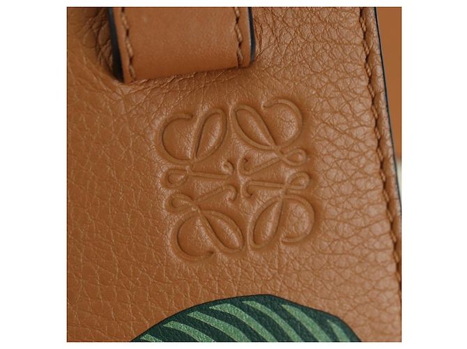 LOEWE Ken Price Collection Hammock Pequena Bolsa Canvas 2way Bege Auth YKZ1326SAM Prata - vista 19