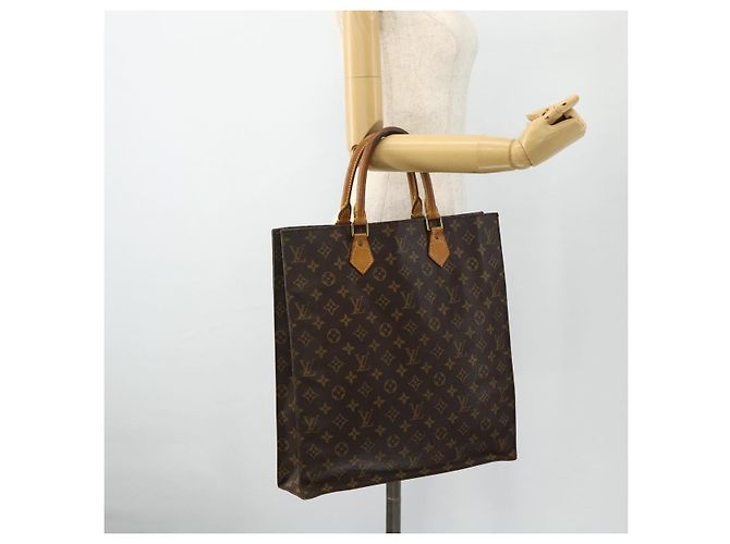 LOUIS VUITTON Borsa Sac Plat Monogram M51140 LV Auth ka3879 Monogramma - vista 19