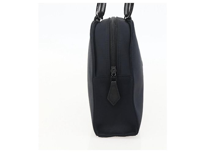 SAINT LAURENT Borsa a mano in nylon blu navy Auth 175164 - vista 3