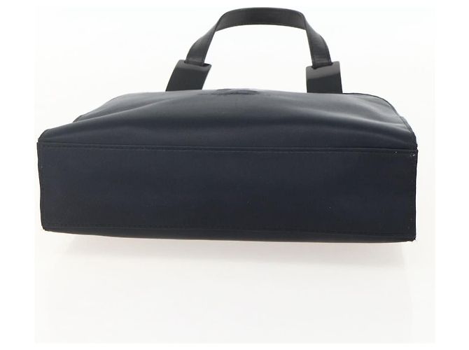 SAINT LAURENT Borsa a mano in nylon blu navy Auth 175164 - vista 5