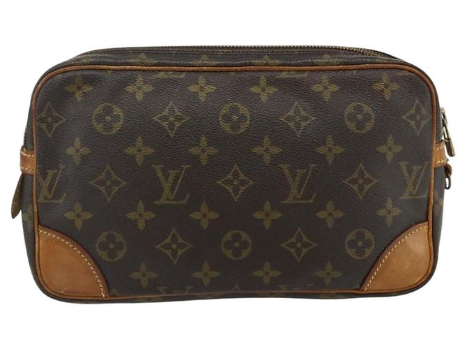 LOUIS VUITTON Monogram Marly Dragonne GM Clutch Bag M51825 LV Auth ti3875 Monogramm - Ansicht 2