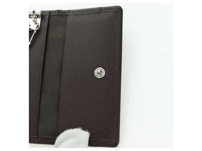BURBERRY Nova Check Key Case Canvas Beige Brown Auth am11325V - view 20