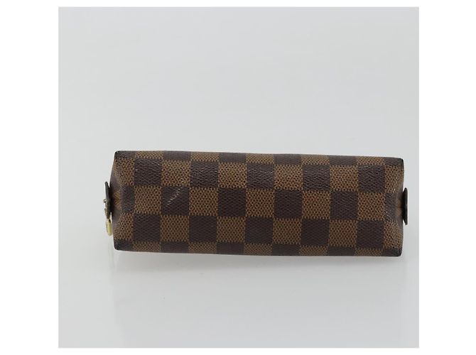LOUIS VUITTON Pochette Cosmetica PM Damier Ebene N47516 Auth LV 175665 - vista 6