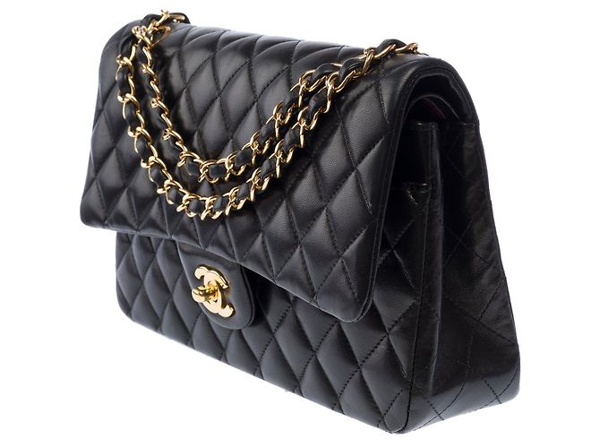 Borsa CHANEL Timeless/Classique in Pelle Nera - 103460 Nero - vista 4