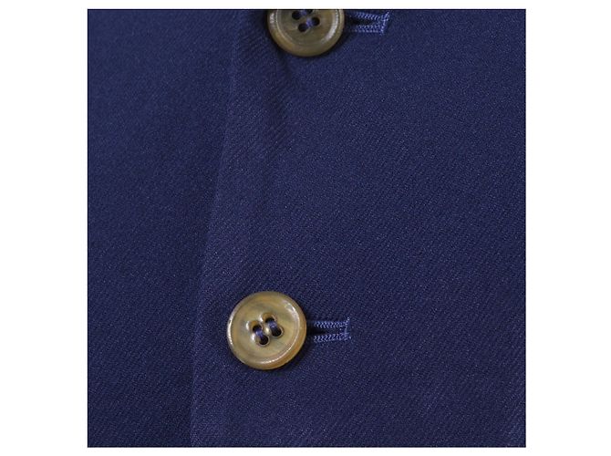 Comme Des Garcons Blazer Perforato Blu Navy Comme des Garçons - vista 5