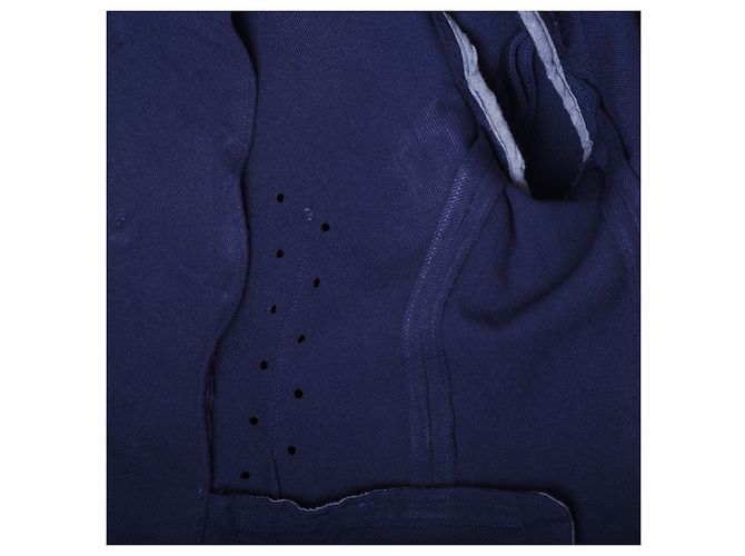 Comme Des Garcons Blazer Perforato Blu Navy Comme des Garçons - vista 7