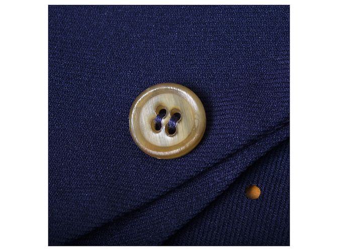 Comme Des Garcons Blazer Perforato Blu Navy Comme des Garçons - vista 9