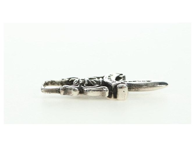 Pendente Charm Dagger Chrome Hearts in Argento Ag925 Auth YKZ1426V - vista 10