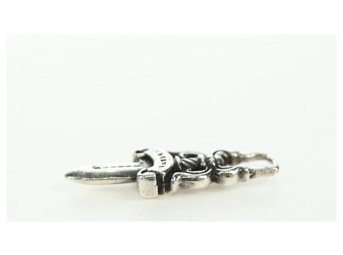 Pendente Charm Dagger Chrome Hearts in Argento Ag925 Auth YKZ1426V - vista 11