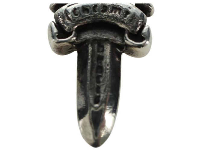 Pendente Charm Dagger Chrome Hearts in Argento Ag925 Auth YKZ1426V - vista 3