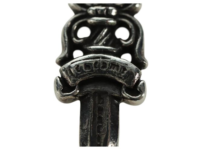 Pendente Charm Dagger Chrome Hearts in Argento Ag925 Auth YKZ1426V - vista 4