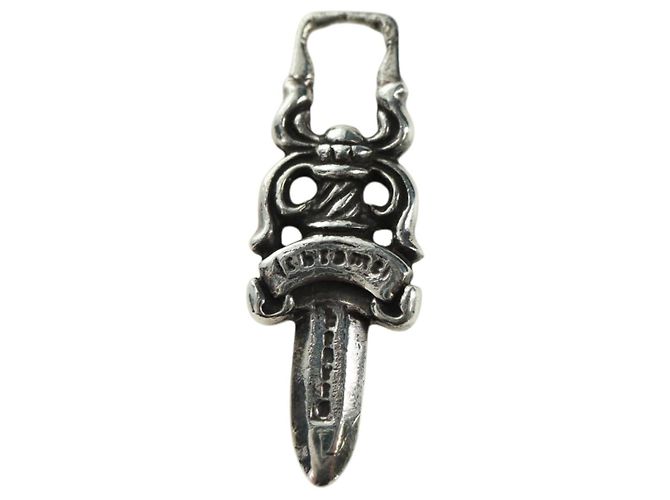 Pendente Charm Dagger Chrome Hearts in Argento Ag925 Auth YKZ1426V - vista 6